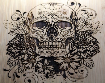 Large Kitchen Decor Hipster Chef Day Of The Dead Dia De Los