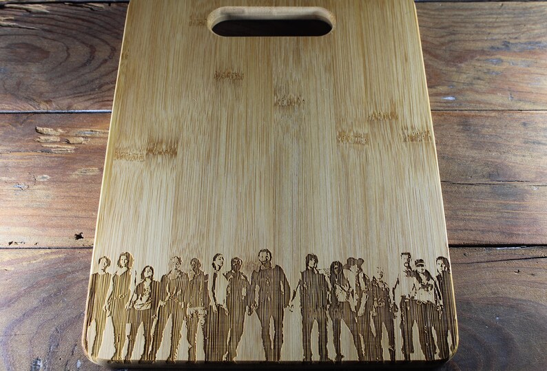 The Walking Dead Cutting Board Daryl Dixon Rick Grimes image 5