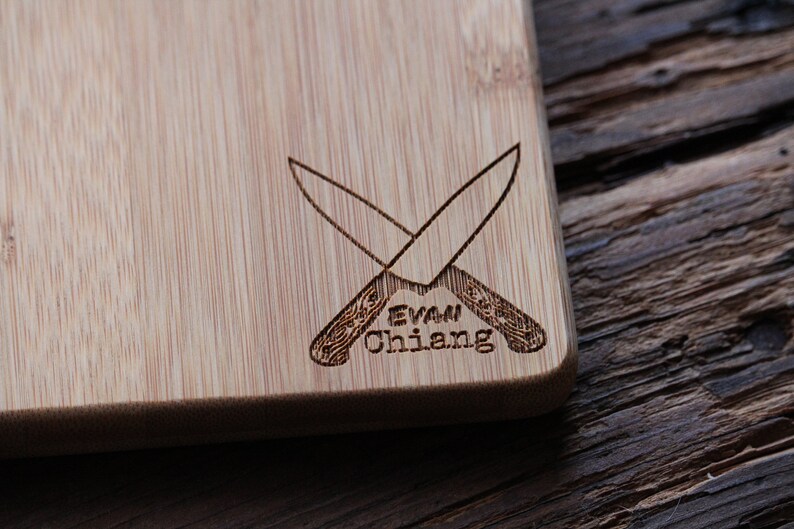 Personalized Chef Cutting Board Cook Gift Restaurant Etsy