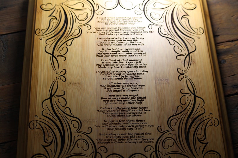 Personalized Engraved Wood Plaque Wall Hanging Art Customize Etsy