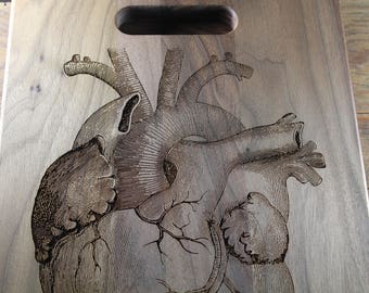 Anatomical Heart, Anatomy Art, Heart Decor, Cardiology, Cardiologist, , Medical Student Gift, Corazon, Love Gifts, Unique Art