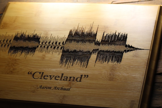 Personalized Song Soundwave Art Sound Wave Wood Plaque Etsy