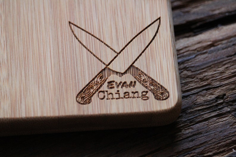 Personalized Chef Cutting Board Cook Gift Restaurant Etsy