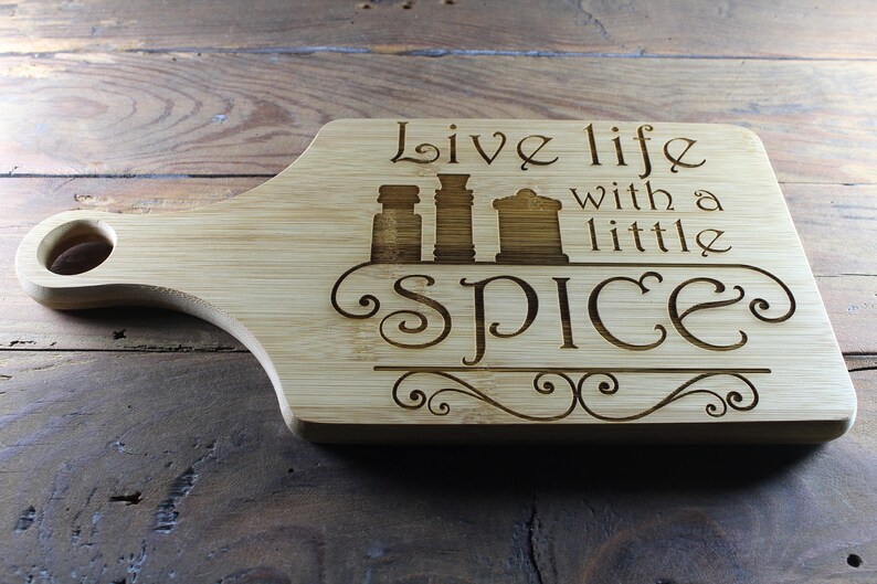 Personalized Cutting Board Life Quotes Live Life Gifts Etsy