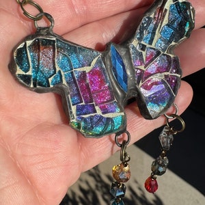 butterfly mosaic sun catcher