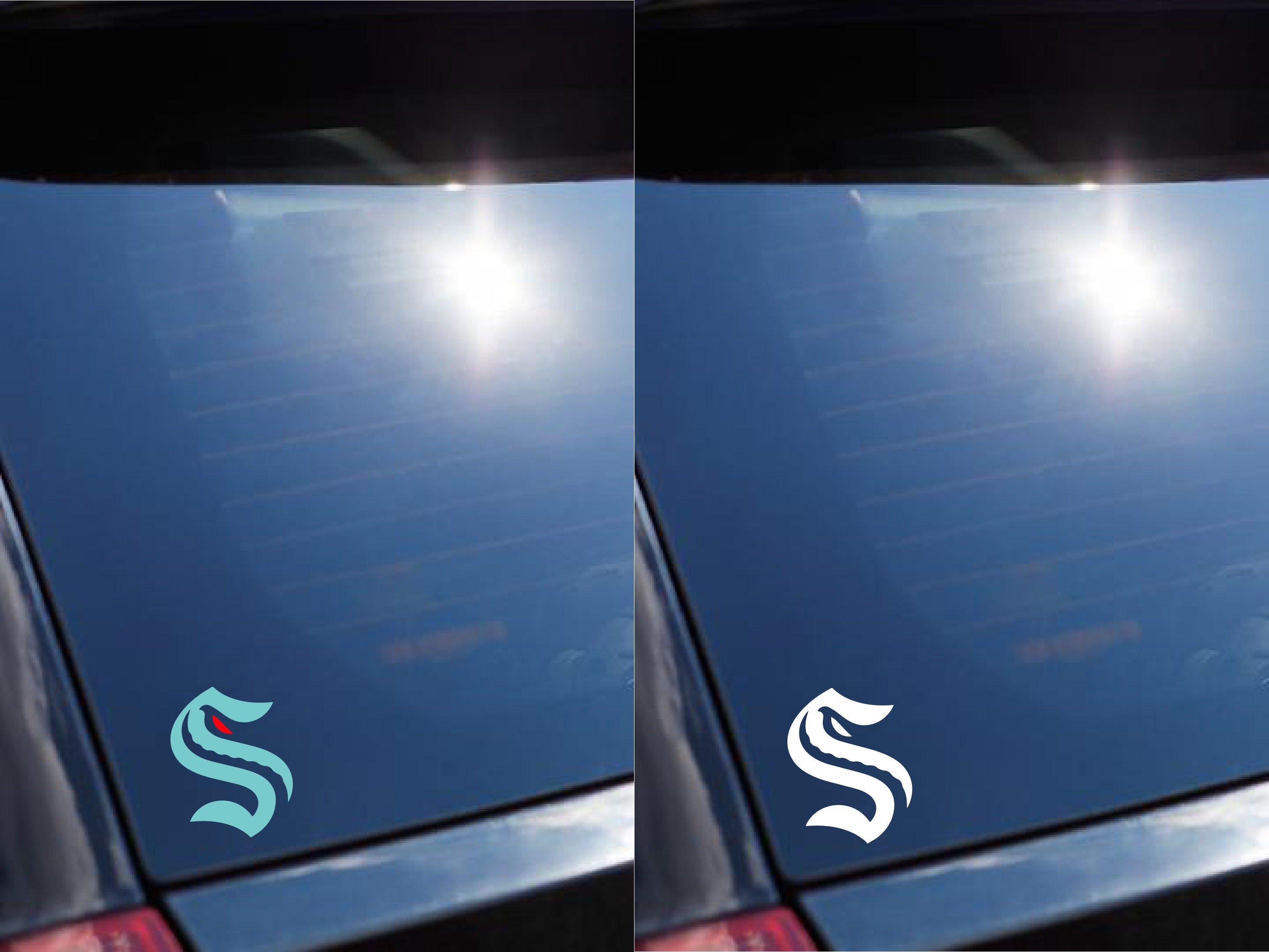 Seattle Kraken "S" Logo Car Decal