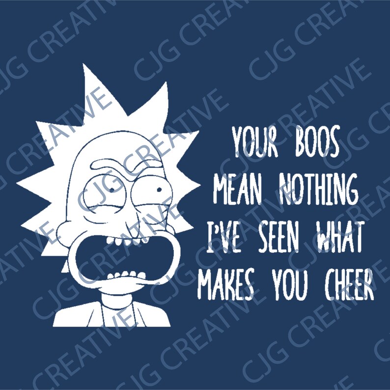 Rick & Morty Your Boos Mean Nothing I've Seen What Makes Etsy
