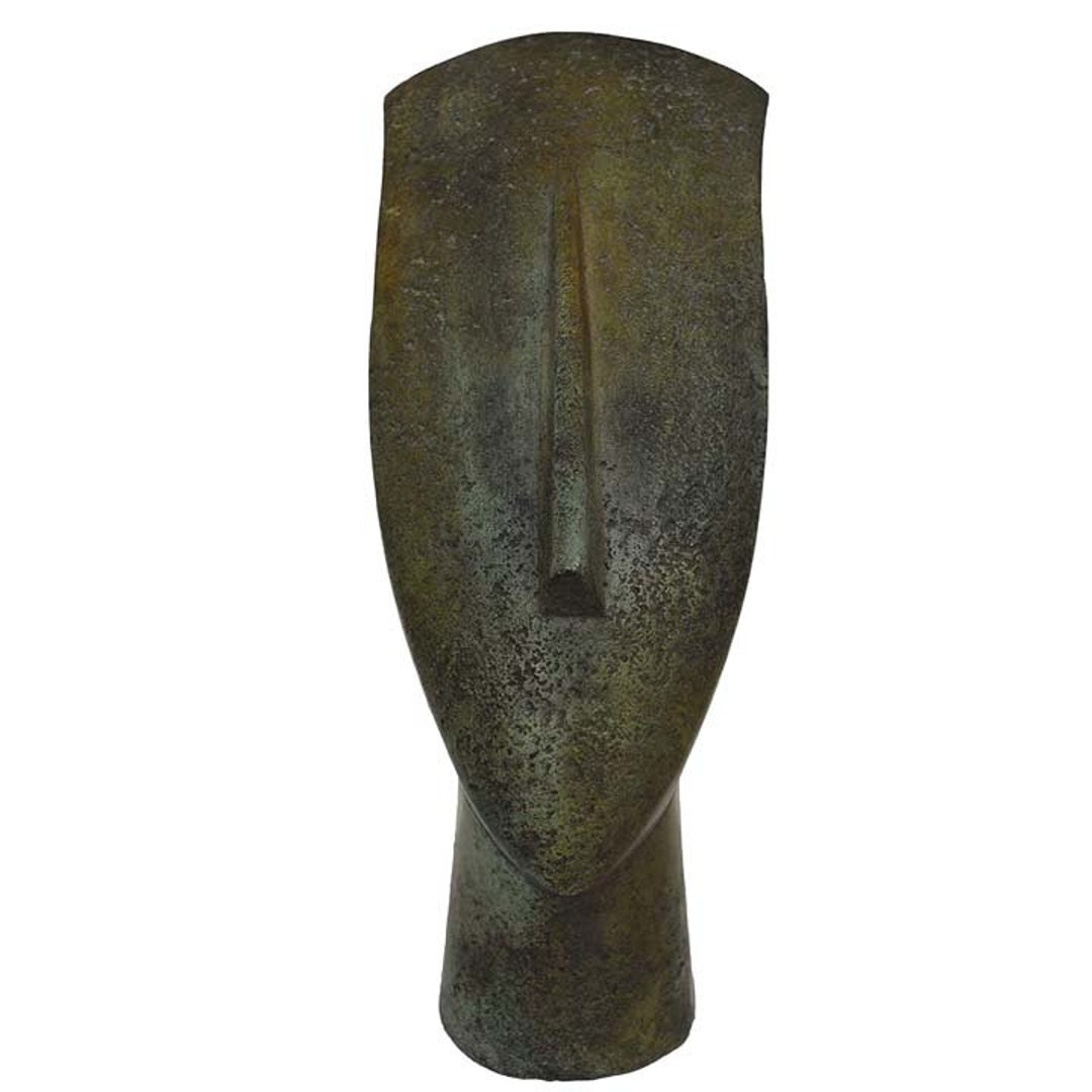 Cycladic Head Bronze Sculpture - Ancient Greek Art Abstract Statue ...
