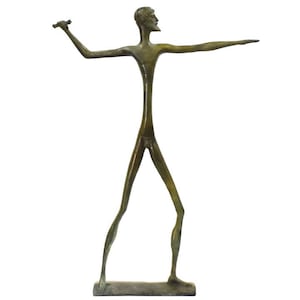 Zeus King of the Olympians Gods bronze figurine - Ruler of Sky and Thunder
