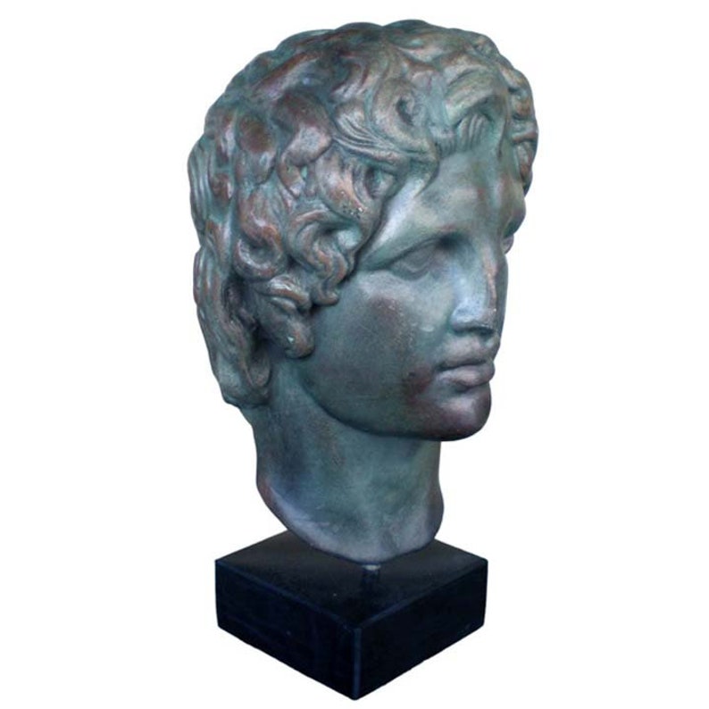 Alexander the Great Macedonian Bust With Bronze Effect - Etsy