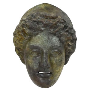 Antigone Tragedy Mask - Sophocles Oedipus Creon - First Theatre of World