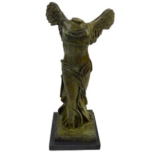 Nike of Samothrace Bronze statue sculpture - Winged Goddess of Victory