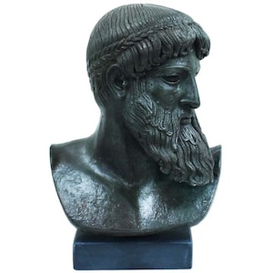 Zeus King of the Olympians Gods sculpture - Ruler of Sky and Thunder - Olympus