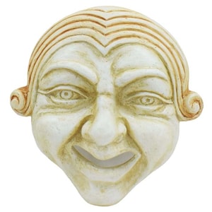Ancient Greek Theater Comedy Mask