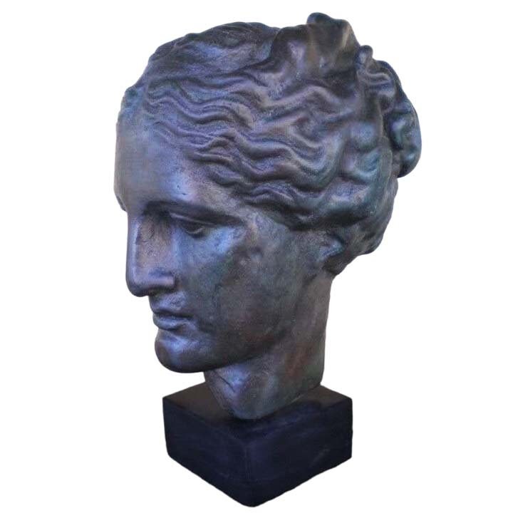 Busto In Gesso Statua Mitologia Greca - Decorazione Per Scrivania, Collezione Arte Classica, Idea Regalo Elegante