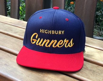 Snapback Hat Highbury Gunners - Premier League soccer football snapback hat