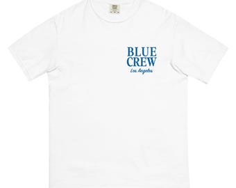 UPDATED! Los Angeles Dodgers Blue Crew Unisex Heavyweight T-Shirt - Premium Streetwear Style Baseball LA Dodgers