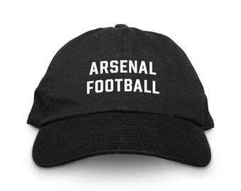 Arsenal American Football Dad Hat - Premier League soccer football hat best gift