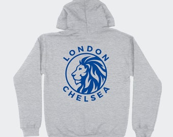 Chelsea Football Lion Hoodie Sweatshirt Unisex Chelsea FC Gift
