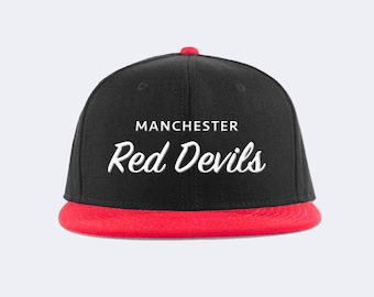 Manchester United Hat - Etsy Australia