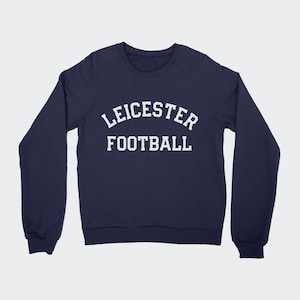 Leicester American College Style Crewneck Sweatshirt Unisex
