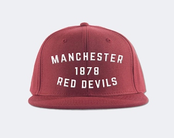 Manchester United Red Devils Snapback Hat - Premier League soccer football snapback hat