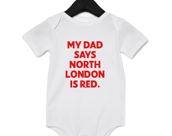 North London is Red Bodysuit for Babies Infants