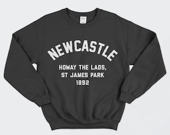 Newcastle Vintage Style Crewneck Sweatshirt Sweater Unisex Gift