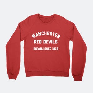 Manchester United Inspired Sweatshirt - Premier League Red Devils