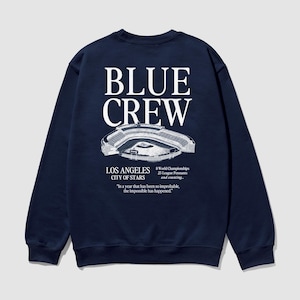 Los Angeles Dodgers Blue Crew Unisex Navy Sweatshirt - Premium Streetwear Style Baseball LA Dodgers