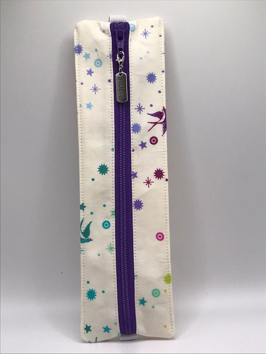Zipper Pen Sleeve, Pen Holder for Notebook, Journal, Tablet, Pen Case