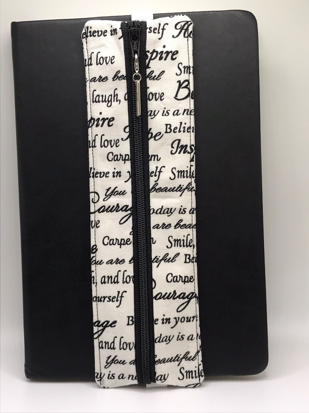 Zipper Pen Sleeve, Pen Holder for Notebook, Journal, Tablet, Pen Case