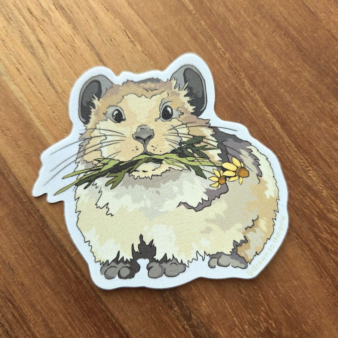 Pika Waterproof Sticker - Etsy