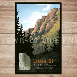 Little Si Trail (11x17, Trail Profiles)
