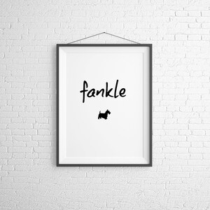 Scottish sayings,Fankle, Instant Download, Wall Art, Instant decor, Digital Download, Scottish Quotes, Scottie Dog, Scotland, Gift For Her image 2