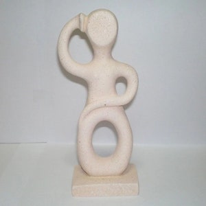 Stylish Elegant Modern Sculpture - Human Figure Inspired by Cycladic Art - Minimal Design