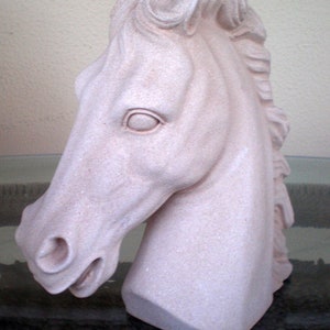 Horse Head Bust - Symbol of Wealth Power and Status - Ancient Greek Culture