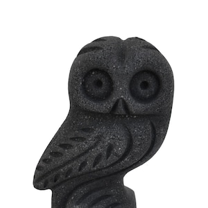 Owl of Athena Small Figurine - Symbol of Knowledge Wisdom Intelligence Perspicacity Erudition - Ancient Greece - Goddess Sacred Bird