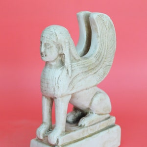 Statue of Sphinx of Naxos-Sphinx of the Naxians-Archaeological Museum of Delphi