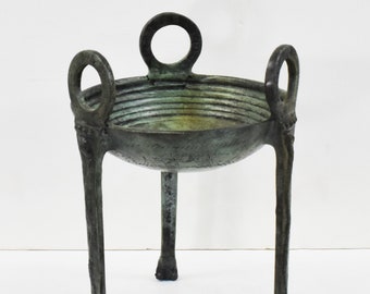 Small Bronze Tripod-Used as Seat,Cauldron,Trophy,Sacrificial Altar-Ancient Greek Art