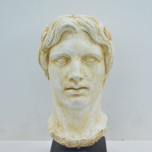 Alexander the Great Bust - King of the Ancient Greek Kingdom of Macedon - Vergina - History&#39;s Greatest & most Successful Military Commander
