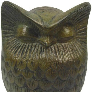 Athenian Owl-Bronze Figure-Symbol of Knowledge Wisdom Intelligence Insight Erudition-Ancient Greece-Goddess Athena&#39;s Sacred Bird