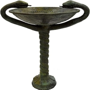 Mycenaean Bronze Kylix Decorated with Entwined Snakes-Lost Wax Method-Ancient Greece