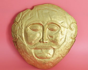 Mask of Agamemnon- Funeral Mask of the Mycenaean Κing-National Archaeological Museum of Athens