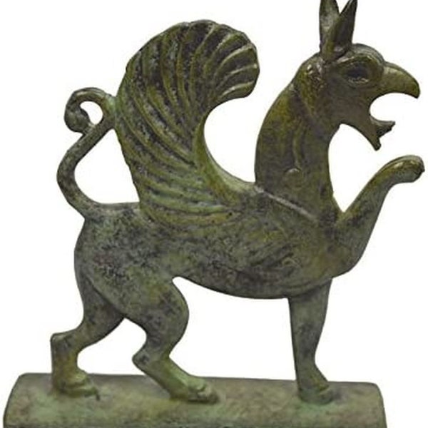 Griffin Bronze Figurine Legendary Creature Guardian & Protector Symbol of Strength,Valor,Power,Authority,Prosperity-Ancient Greek Mythology