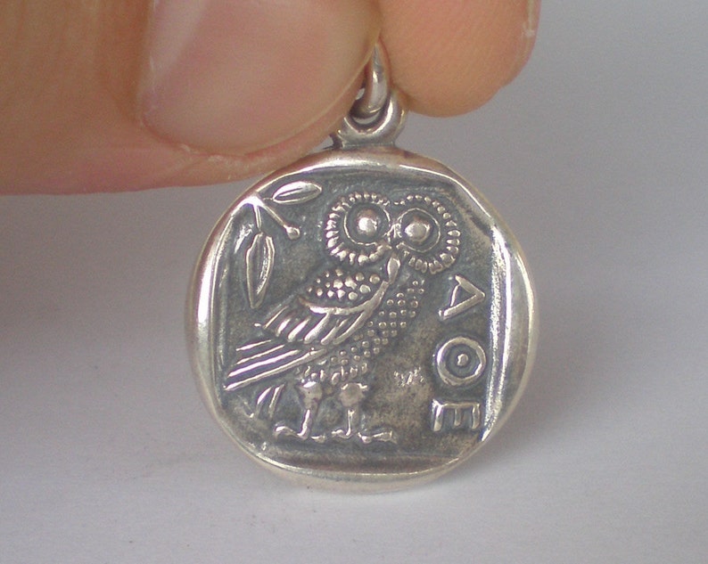 Athens Tetradrachm Goddess Athena & Owl of Wisdom Silver | Etsy