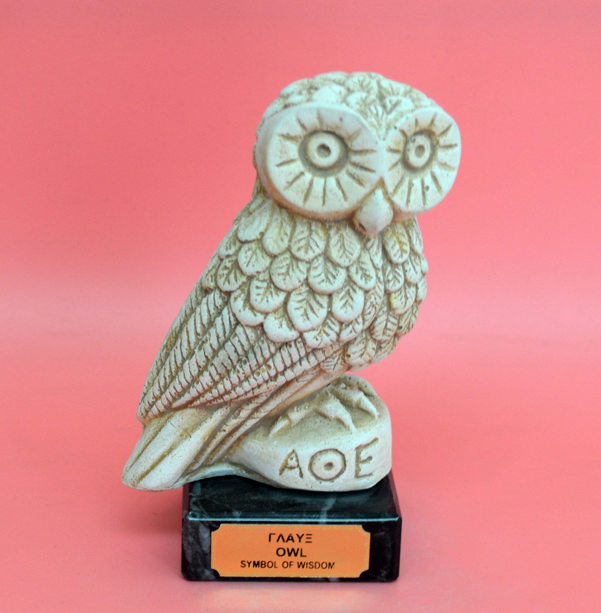 Owl of Athens-Small Figure-Symbol of Wisdom Knowledge Intelligence Insight-Ancient Greece-Goddess At