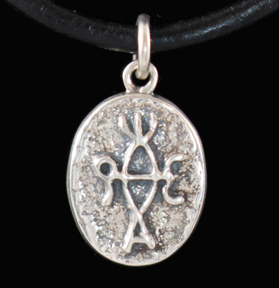 Silver Pendant Byzantine Monogram Pendant 925 Sterling Silver Jewel Gift for Him Gift For Her Greek Jewelry