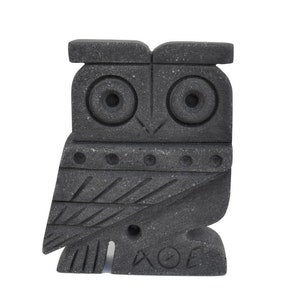 Owl Of Athena Small Figurine - Symbol of knowledge and wisdom - Ancient Greek Mythology - Cycladic Art Style