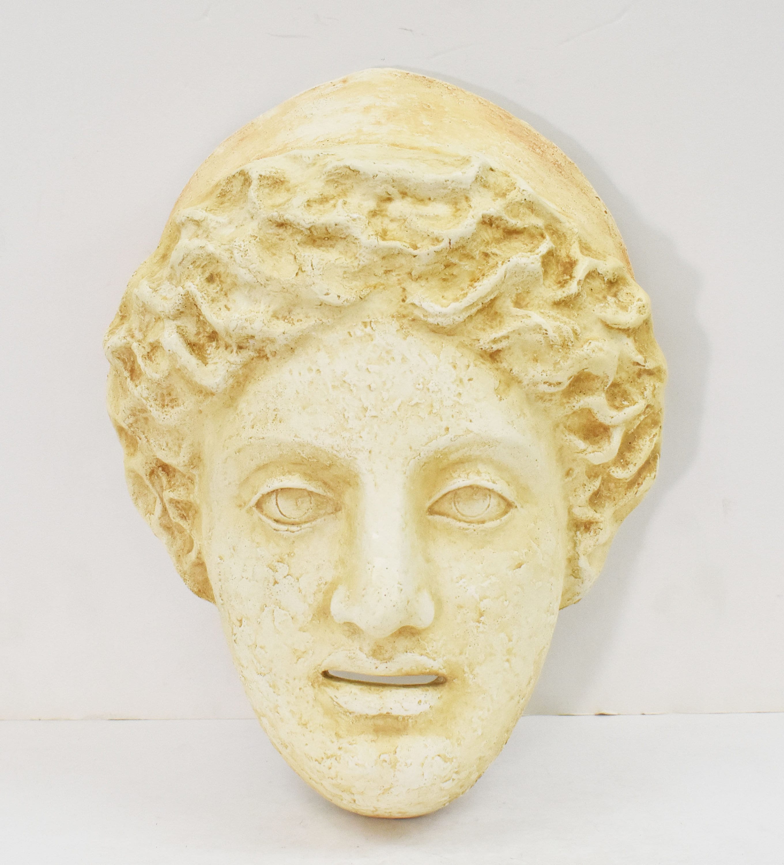 Antigone - Decorative Mask of Tragedy - Ancient Greek Theatre - Drama - Sophocles Oedipus Creon - Handcrafted in Greece